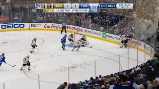 2018 Stanley Cup. R1, G4. Bruins vs Maple Leafs. Apr 19, 2018