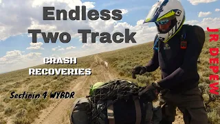 Motorcycle Camping /CRASH & RECOVER/ DR650 - WYBDR / Ep 7