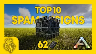 TOP 10 BEST PVP Spam Designs! | 62 C4 Per 1X1 | ARK: Survival Evolved