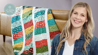 Make a "Simple Stacks" Quilt with Misty Doan on At Home With Misty (Video Tutorial)
