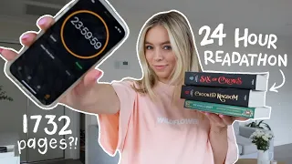 24 HOUR READATHON! 📚 4 books, finishing 3 series & favourite booktubers!