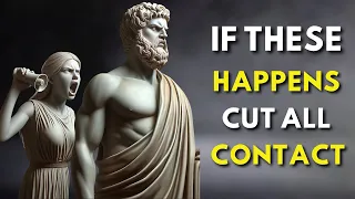 12 Signs You Should Cut All Contact with Someone | Marcus Aurelius Stoicism - Ultimate Guide