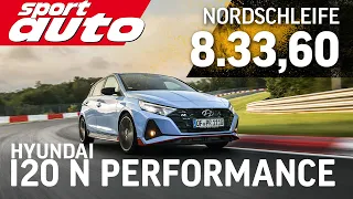 Hyundai i20 N Performance | 8.33,60 min Nordschleife HOT LAP | sport auto Supertest