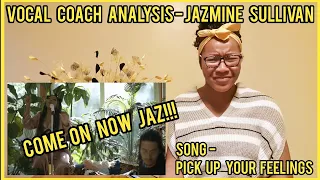 JAZMINE SULLIVAN PICK UP YOUR FEELINGS ANALYSIS | Vocal Coach Analysis/Reaction #reaction #singing