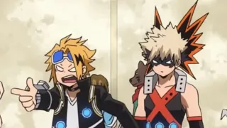 bakugou and kaminari being chaotic for 7 minutes (ft. kirishima) (sub/dub)