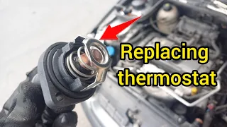 How to replace the thermostat and pour antifreeze| Peugeot 206