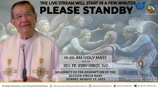 LIVE NOW | Holy Mass at the Diocesan Shrine for Sunday August 15, 2021 (10am)