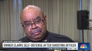 Gun Store Owner Claims Self-Defense After Shooting at Officer | NBC4 Washington