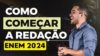 [ATUALIZADO] Como COMEÇAR a redação do ENEM 2024 (serve para qualquer tema) PROFINHO