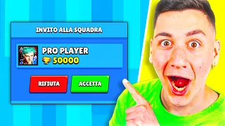 RICEVO L'INVITO DA UN PRO PLAYER SU BRAWL STARS E...