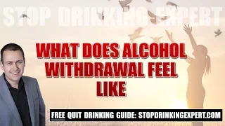 What does alcohol withdrawal feel like?