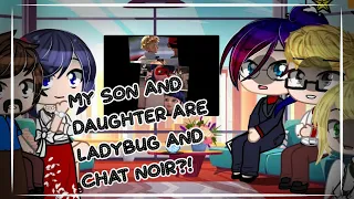 MIRACULOUS LADYBUG REACTS - PARENTS REACT TO THEIR CHILDREN?? Part 1 || Tik Toks ||  [Gacha Club]