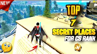 TOP 7 SECRET PLACES ⚡IN CS RANK | NEW CLASH SQUAD RANK TIPS & TRICKS | GRANDMASTER RANK PUSH | TAMIL