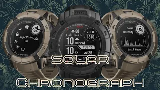 Solar Chronograph : Garmin 2X Tactical Solar Overview