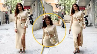 Avneet Kaur Spotted At Bandra In Her Sizzling Hot Beige-Bomb Attire