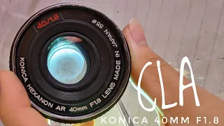 Konica 40mm f1.8 CLA Lens Cleaning (Tuned out to be seperation)