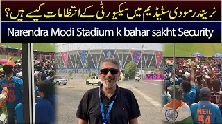 Security Arrangements | First Pakistani journalist Reach For Pakistan Vs India Match in Ahmadabad |