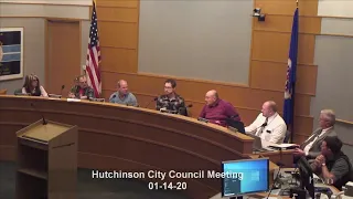 Hutchinson City Council Meeting January 14th, 2020
