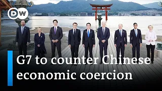 G7 leaders discuss unified position against 'economic coercion' by China | DW News