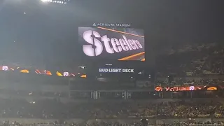 Steelers Play  Hype Song Renegade.