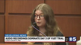 DAY 3 YUST TRIAL: Recordings played in court of Yust admitting to killing ex