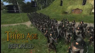 Third Age: Total War (Reforged) - ASSAULT ON THE SHIRE (Battle Replay)