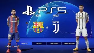 FIFA 21 PS5 FC BARCELONA   JUVENTUS   MOD Ultimate Difficulty Career Mode HDR Next Gen 1 mp4