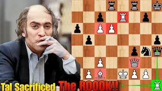 Mikhail Tal Brilliantly Sacrificed His Rook and Queen in His FAMOUS CHESS GAME | Chess Strategy | AI