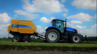 Żyto na kiszonkę 2021 / New Holland T7.210 / Zetor / Lamborgini