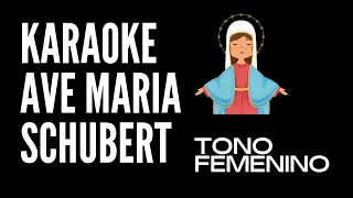 Pista Ave María de Schubert tono Femenino (fa)