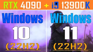 WINDOWS 10 (22H2) vs WINDOWS 11 (22H2) || PC GAMES TEST ||