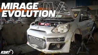 MITSUBISHI MIRAGE RALLY SWAP EVO IV