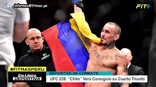 UFC 239: "Chito" Vera Consiguió su Cuarto Triunfo | UFC 2019 | Deportes de Combate