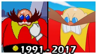 Evolution of Classic Eggman (1991 - 2017)