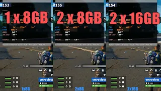 1x8gb vs 2x8gb vs 2x16gb RAM - Fortnite