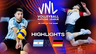 🇦🇷 ARG vs. 🇩🇪 GER - Highlights Week 3 | Men's VNL 2023