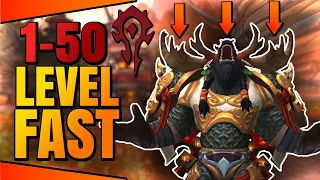 WOW Horde Leveling Guide 1-50 FAST and EASY