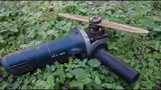 Awesome grass cutter from an angle grinder.How to make