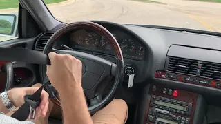 1997 Mercedes Benz S600  Country Driving