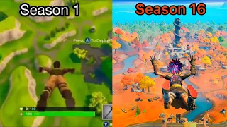 The EVOLUTION of Fortnite: Battle Royale! (Gameplay from Seasons 1-16)