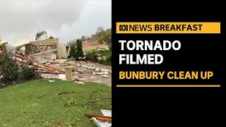 Bunbury resident relives the moment a sudden tornado struck the WA city | ABC News