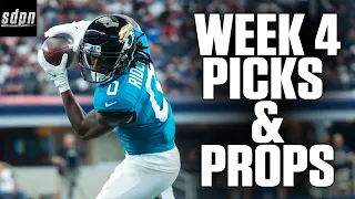 NFL Week 4 Picks Updates, Props and Best Bets | Drew & Stew