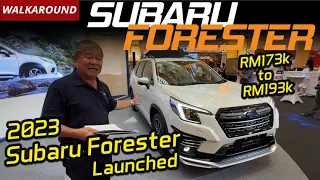 Subaru Forester 2023 Launched - 4 Variants, Priced From RM173,500 to RM193,500 / YS Khong Driving