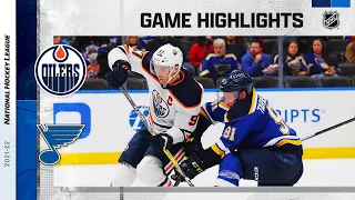 Oilers @ Blues 11/14/21 | NHL Highlights