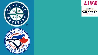 MLB LIVE! Seattle Mariners  vs Toronto Blue Jays Livestream / MLB Wildcard game / |MLB POST SEASON