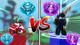 NIGHTMARE VS DIAMOND RANK PLAYER! (Roblox Bedwars)