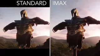 Avengers: Endgame Standard screen vs IMAX screen