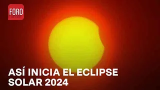 Eclipse solar 2024 en Mazatlán, Sinaloa dio inicio; así luce - Las Noticias
