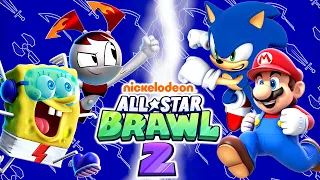 Wait... We Got A True Smash Bros. Rival in Nickelodeon All-Star Brawl 2!? | BlueKnight V2.0