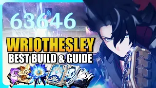 Wriothesley is so cool! Best BUILD guide for artifacts, Team, constellation